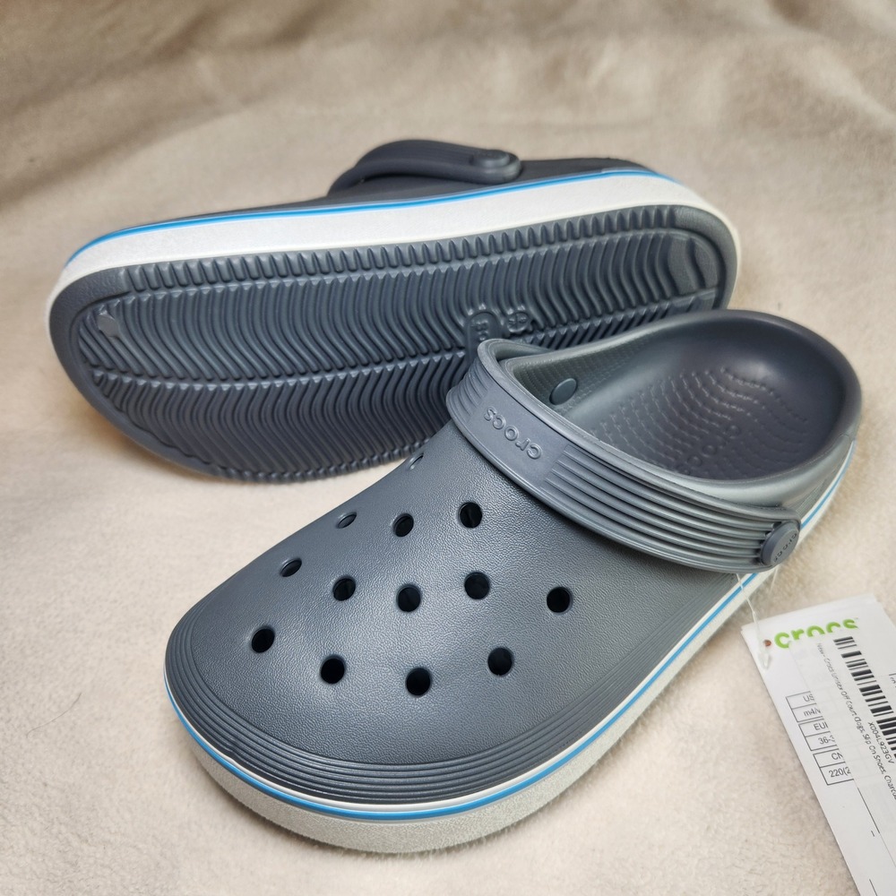 CROCS Off Court Clogs Slides Mens 4 Womens 6 Gray Blue NEW
